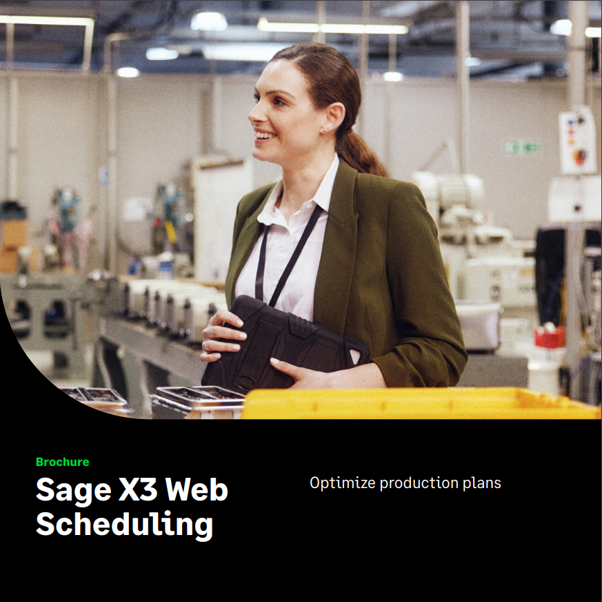 Sage X3 Web Scheduling